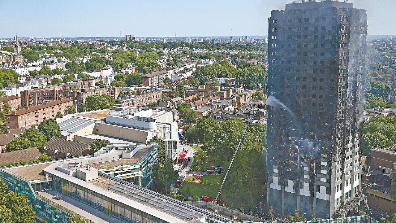 起火戶主執好衣物才通知鄰居  倫敦火災一家六口絕望遺言：我們逃不了