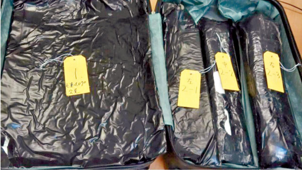 市值逾2500萬港元 港女運8公斤可卡因入台被捕