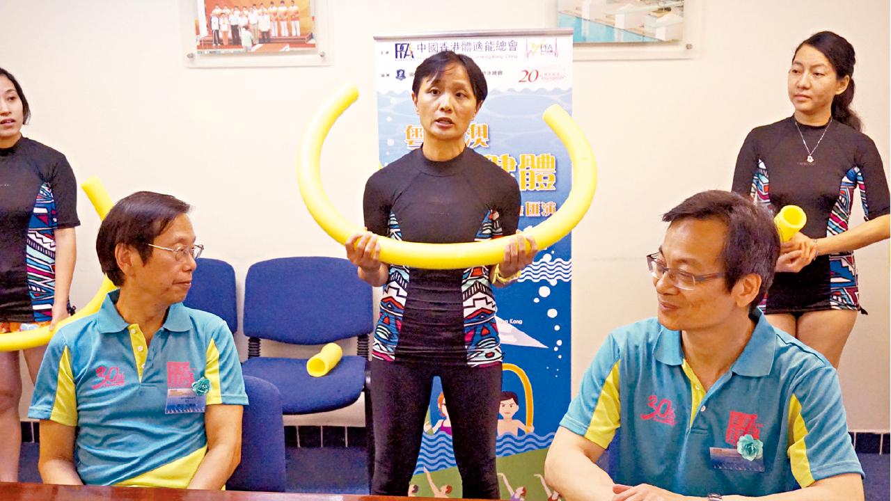 不受年齡身體影響  水中健體 較陸運負荷低