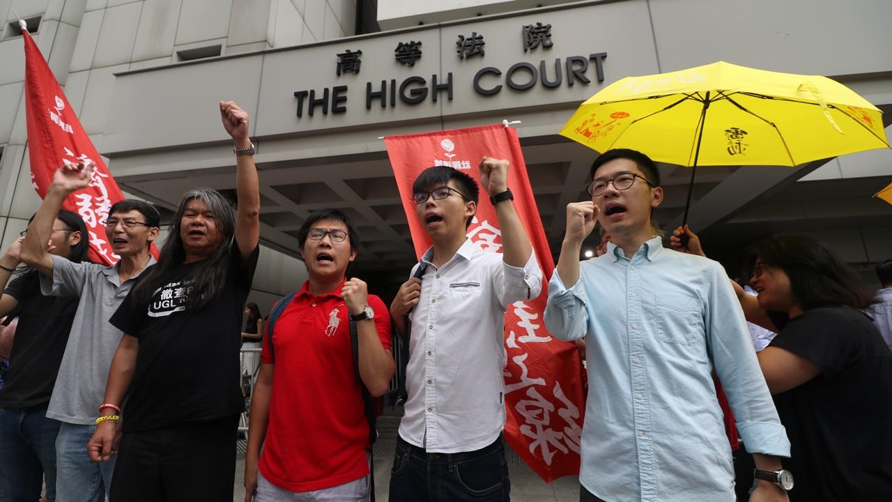 涉藐視法庭  黃之鋒岑敖暉等人擬周四認罪及求情