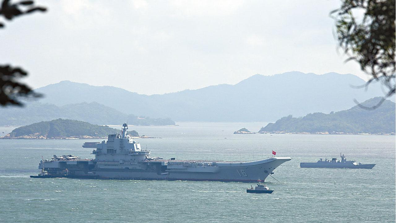 遼寧艦編隊明天離港