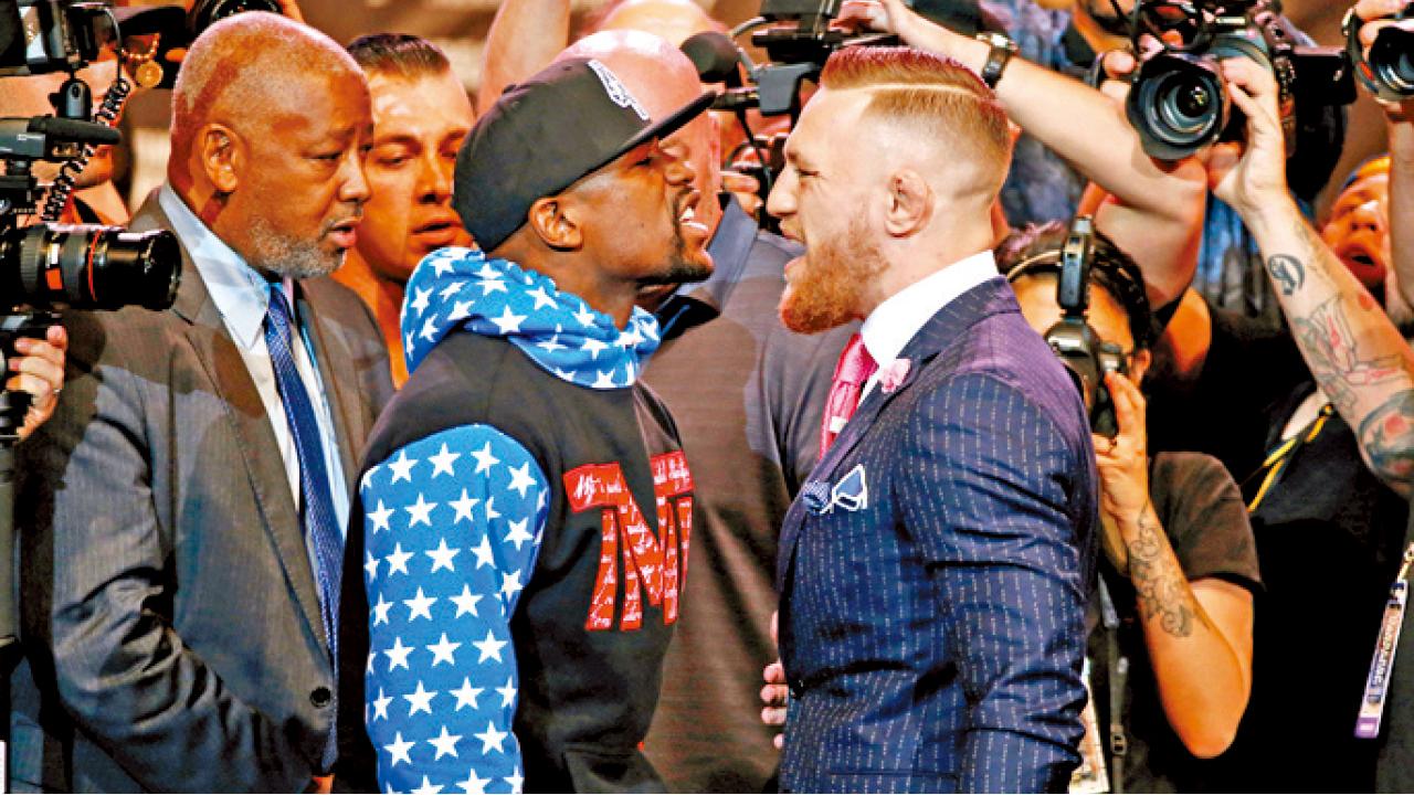 身披「粗口西裝」 麥基格豪言4回合內KO美韋達