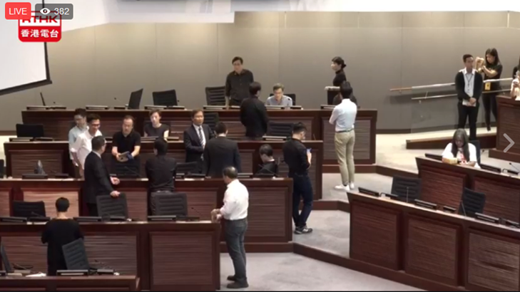 【4議員宣誓覆核】立法會財委會會議暫停