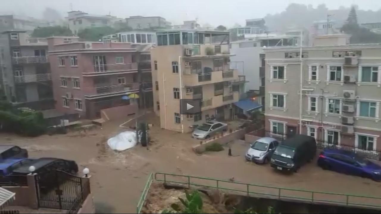 大尾督蘆慈田村水浸 消防協助居民撤離