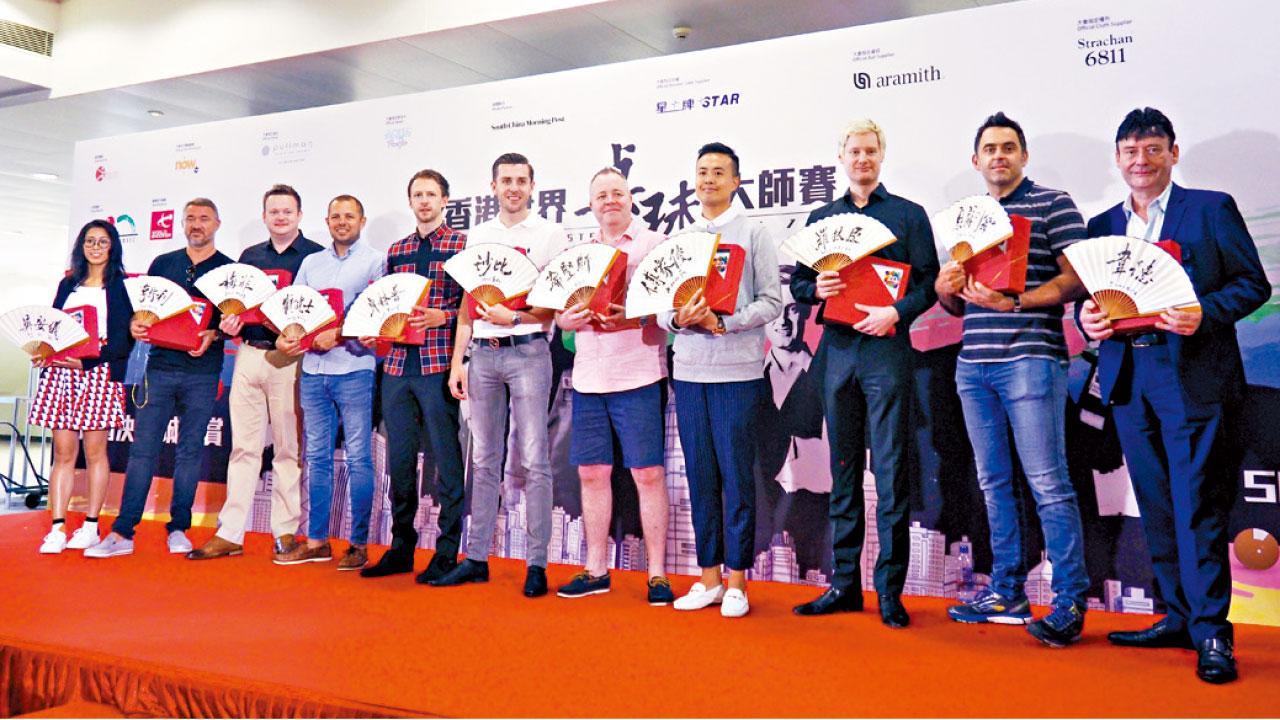 頂尖高手雲集　世界桌球大師賽今開打