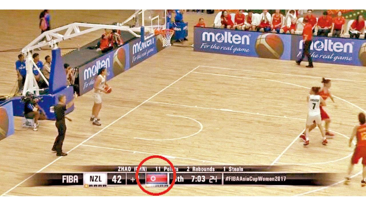 播中國女籃誤用北韓旗 內媒斥印度搞事