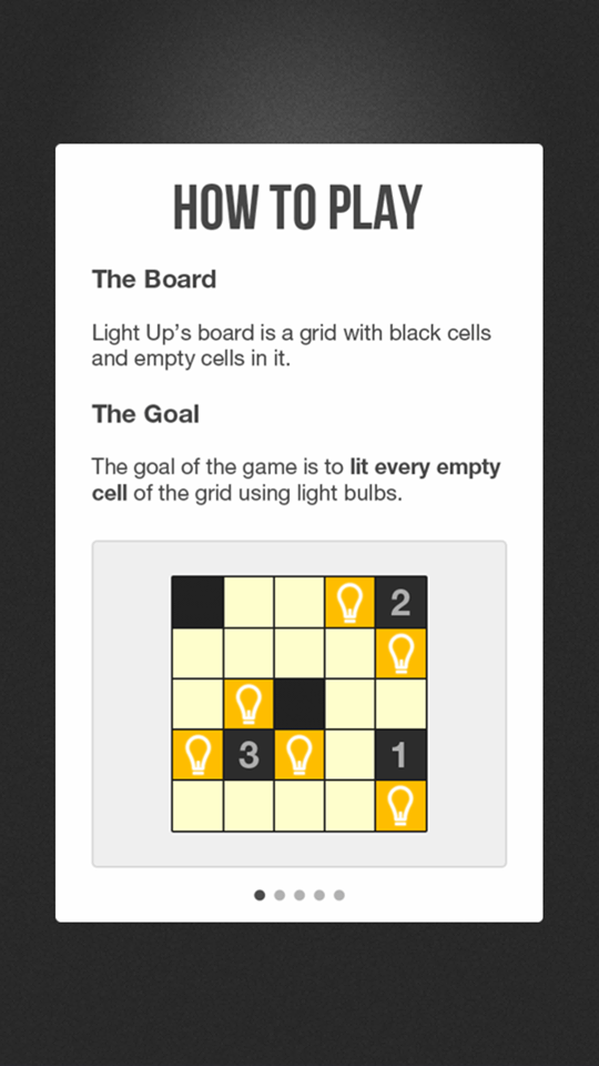 點燈遊戲考智慧 Light Up – puzzle