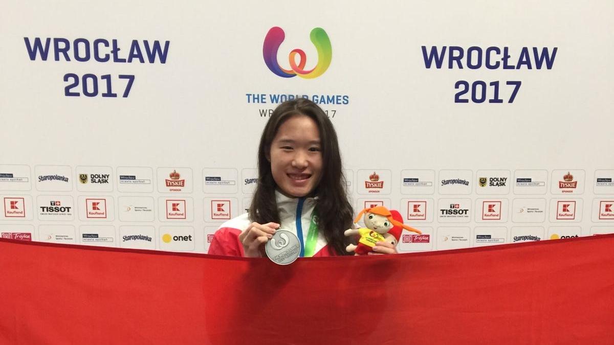 陳浩玲世運會女子壁球摘銀