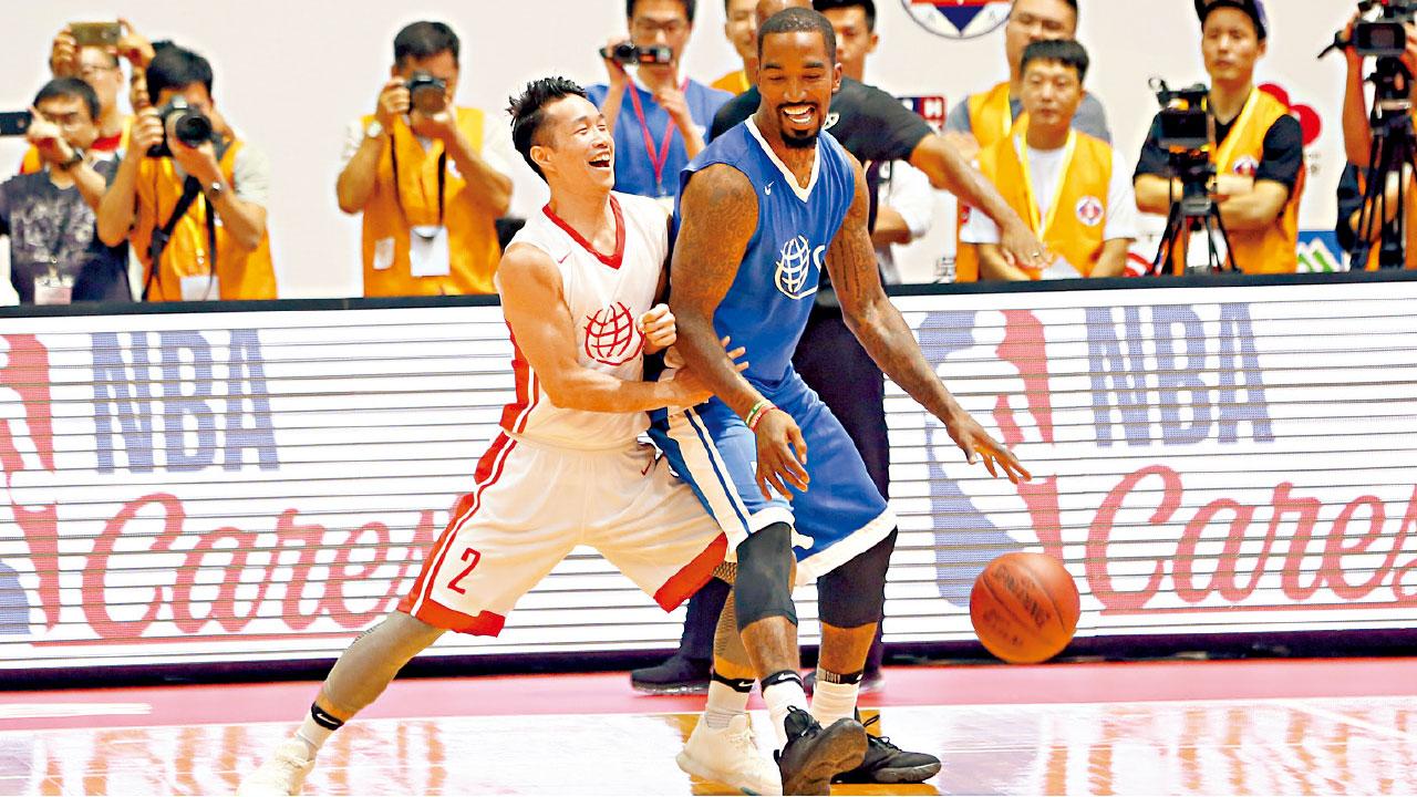 姚基金慈善賽  NBA球星玩票下輸波