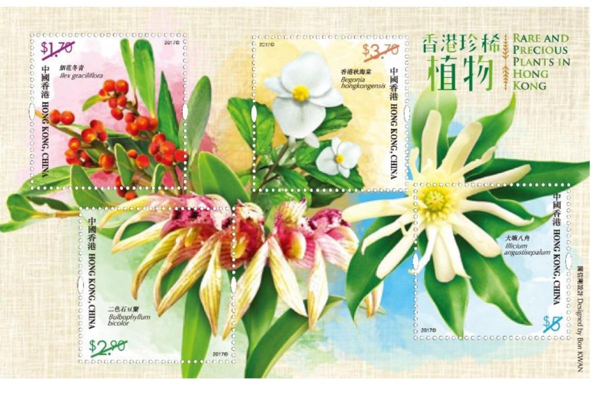 珍稀植物郵票邊啲植物入選