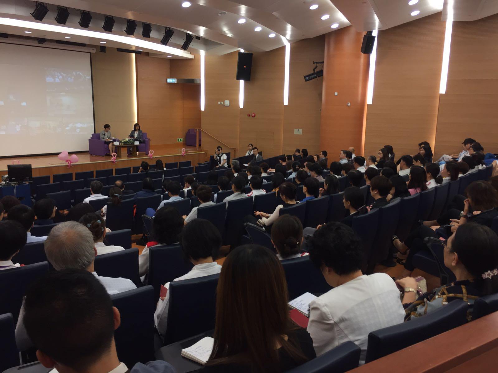 陳肇始與新界東聯網醫護人員會面