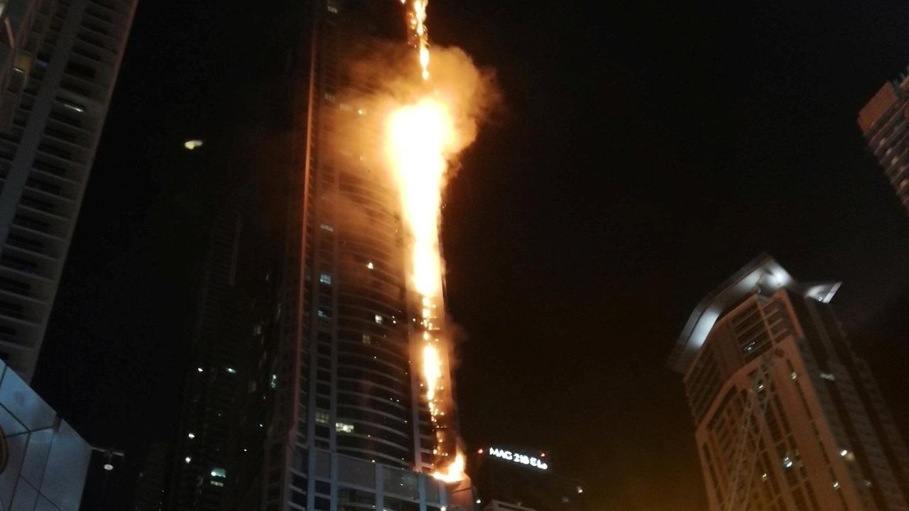 迪拜火炬大廈再發生火警無人受傷
