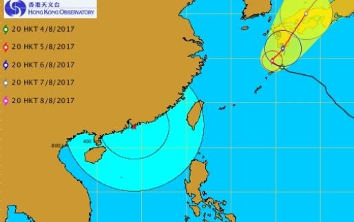 強颱風「奧鹿」吹襲鹿兒島