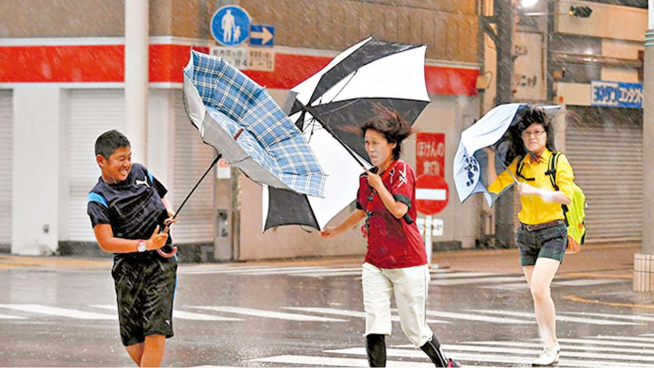  38萬人疏散 颱風奧鹿襲九州14死傷