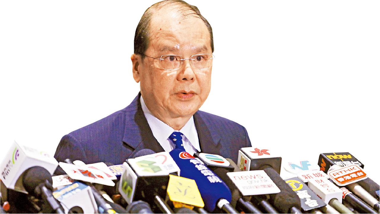 新政府開局順暢    張建宗：司局長落區 要貼地