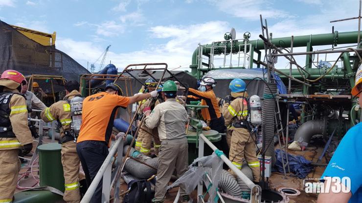 南韓造船廠爆炸4漆工亡