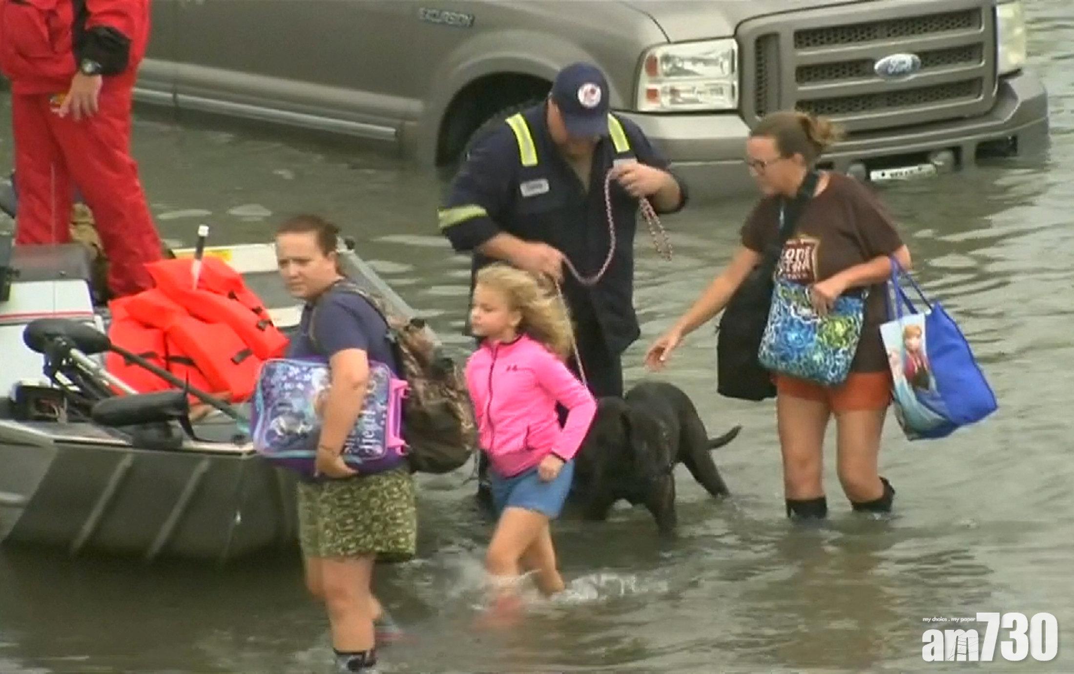 哈維吹襲美國至今造成38死亡
