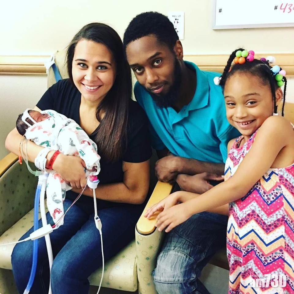 機率低於8萬分之一 奇蹟BB未穿羊水就出世