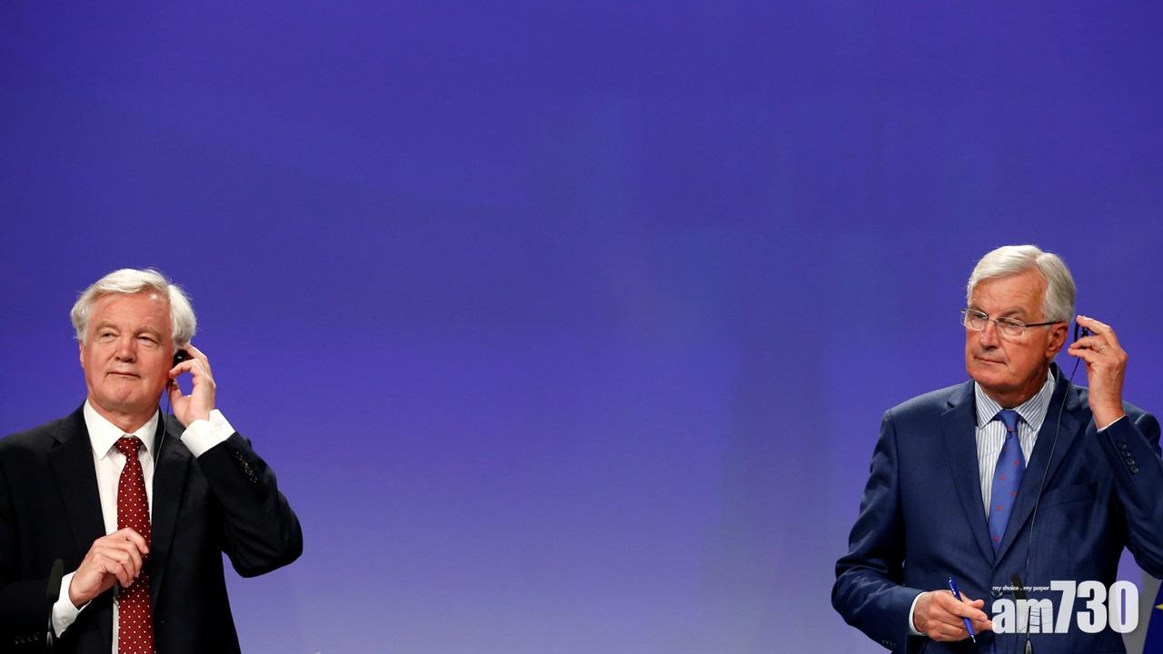 英國脫歐談判分手費爭持不下 歐盟代表承認不耐煩