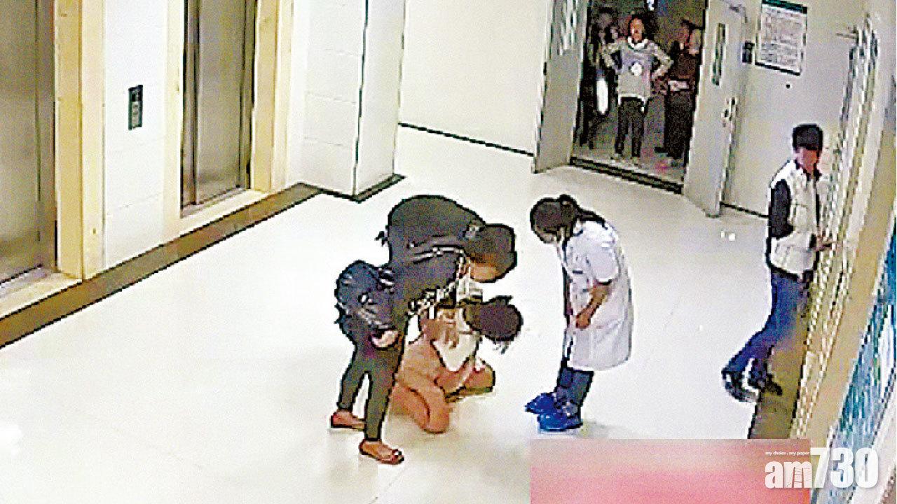 醫院釋閉路電視片段  陝產婦疑兩度跪求家屬