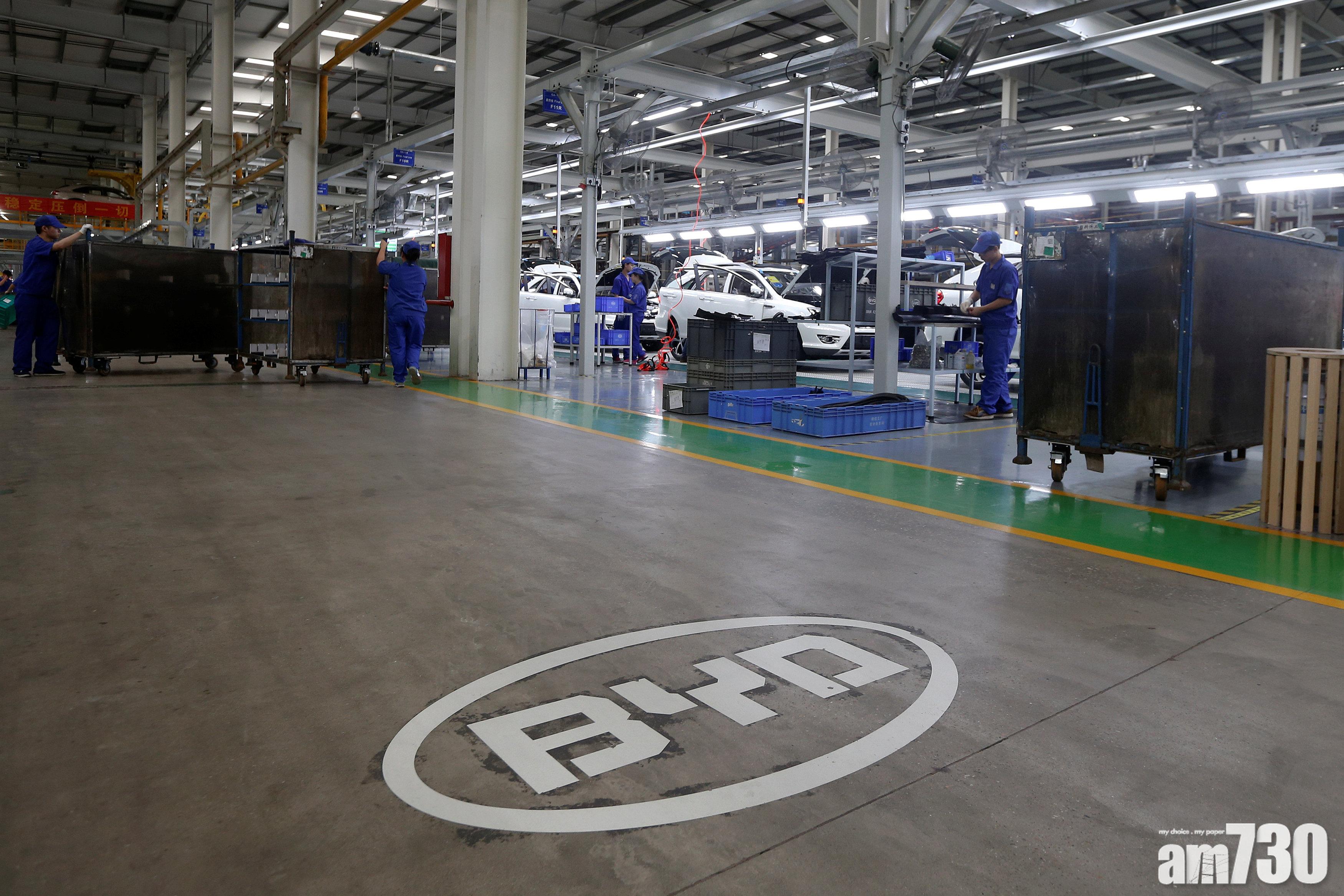 超威漲14%   比亞迪增9.4%