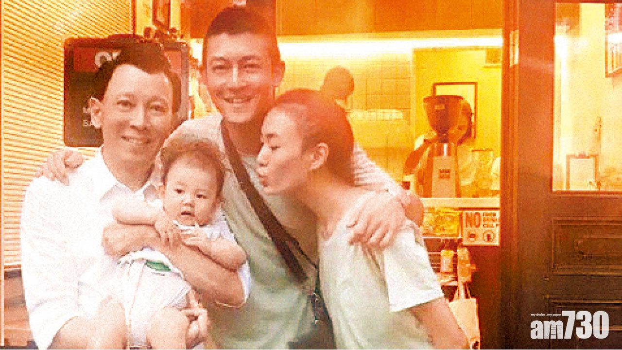 陳冠希帶女兒見爺爺 三代同堂