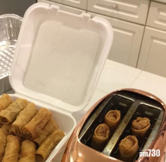 惹笑生活小智慧 多士爐翻熱春卷