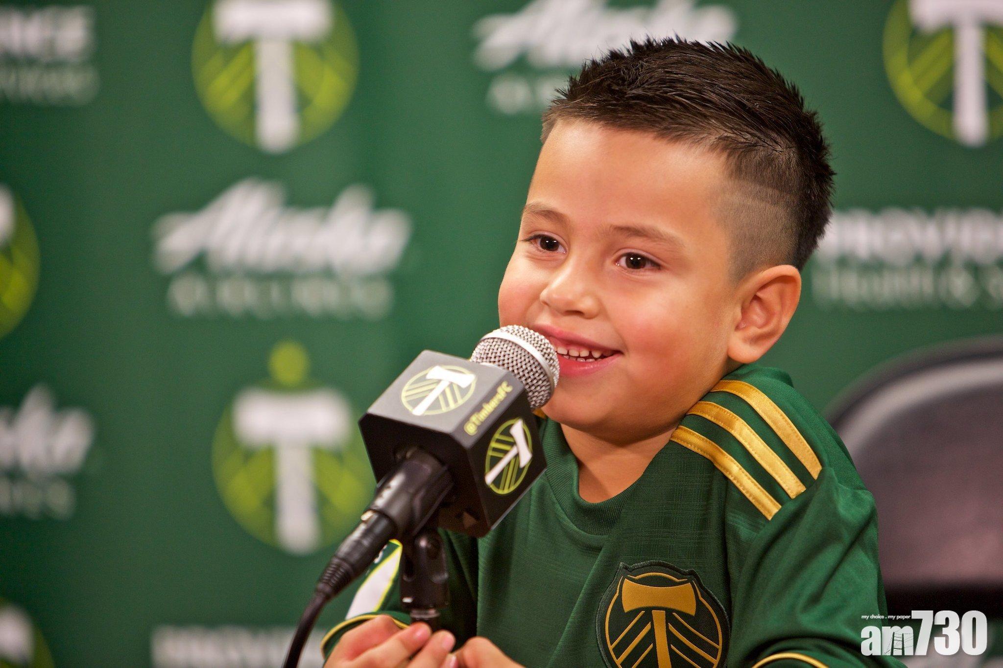 波特蘭伐木者簽入5歲抗癌小將