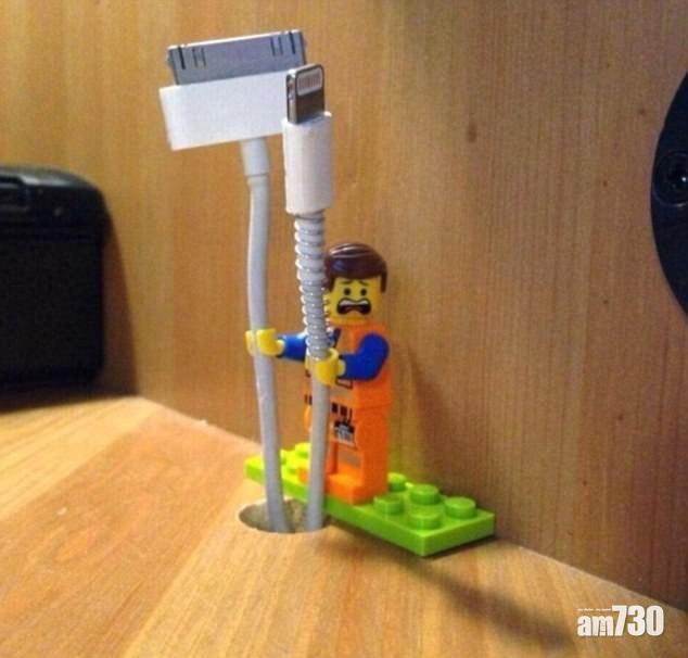 【多圖】Lego公仔變電線夾 生活小智慧唔睇會蝕