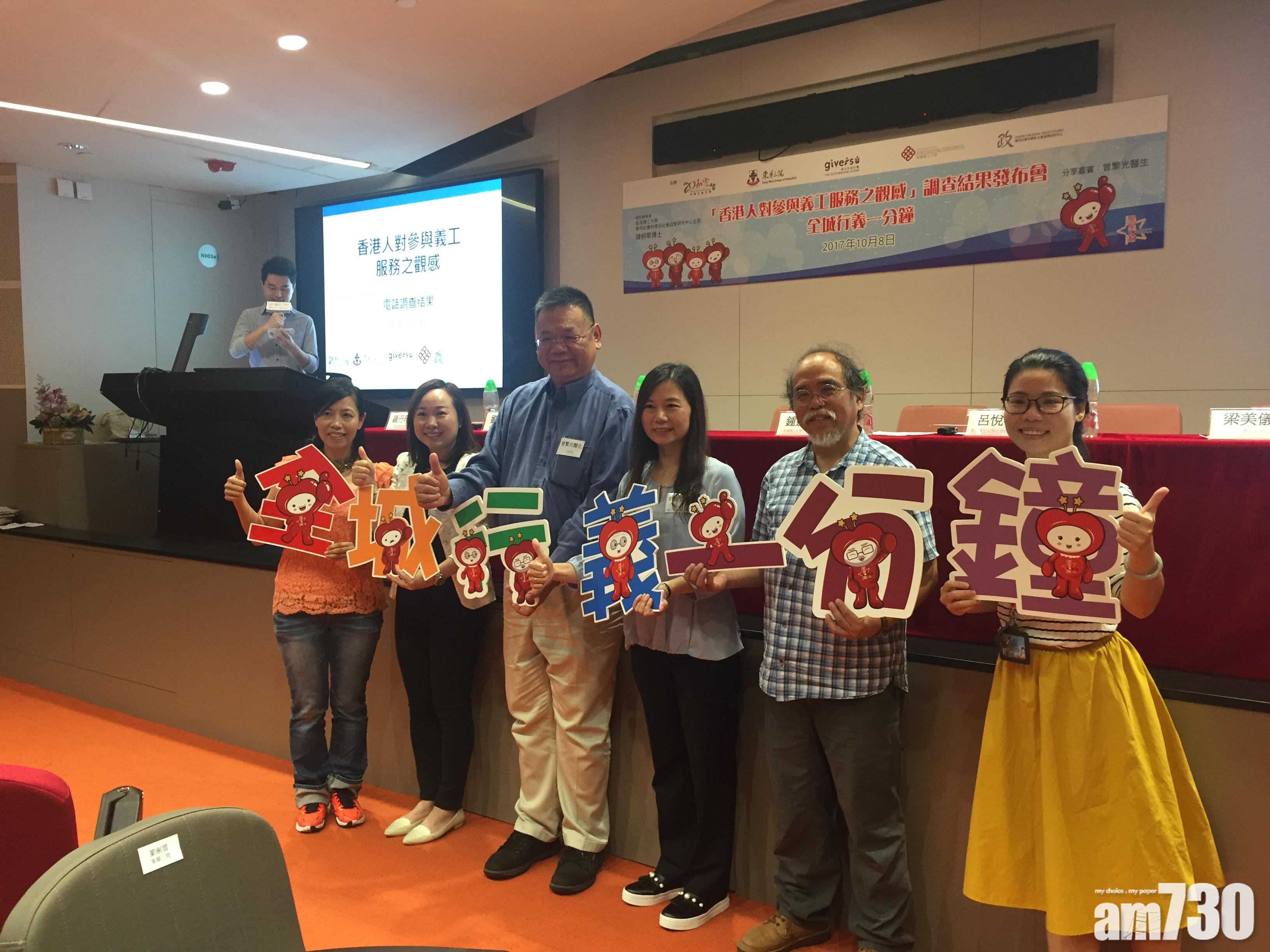 機構籲每日做一分鐘義工