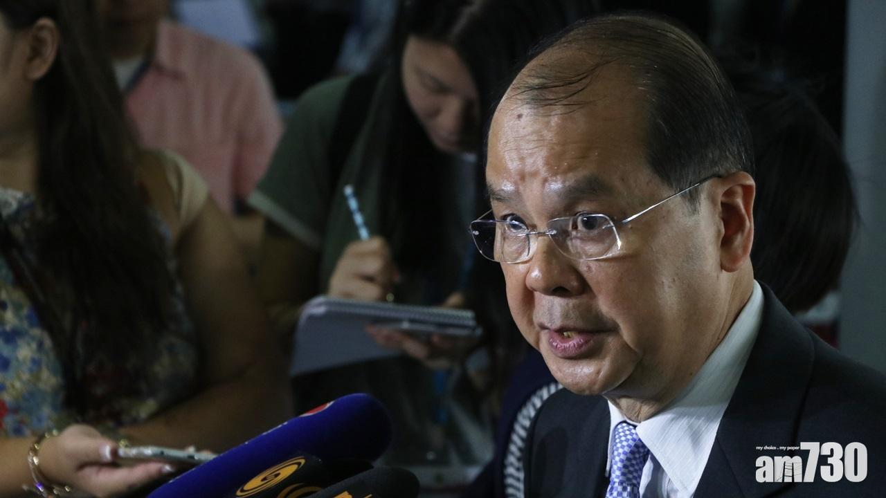 張建宗指落實推行規管慈善籌款活動非常複雜 將盡快探討