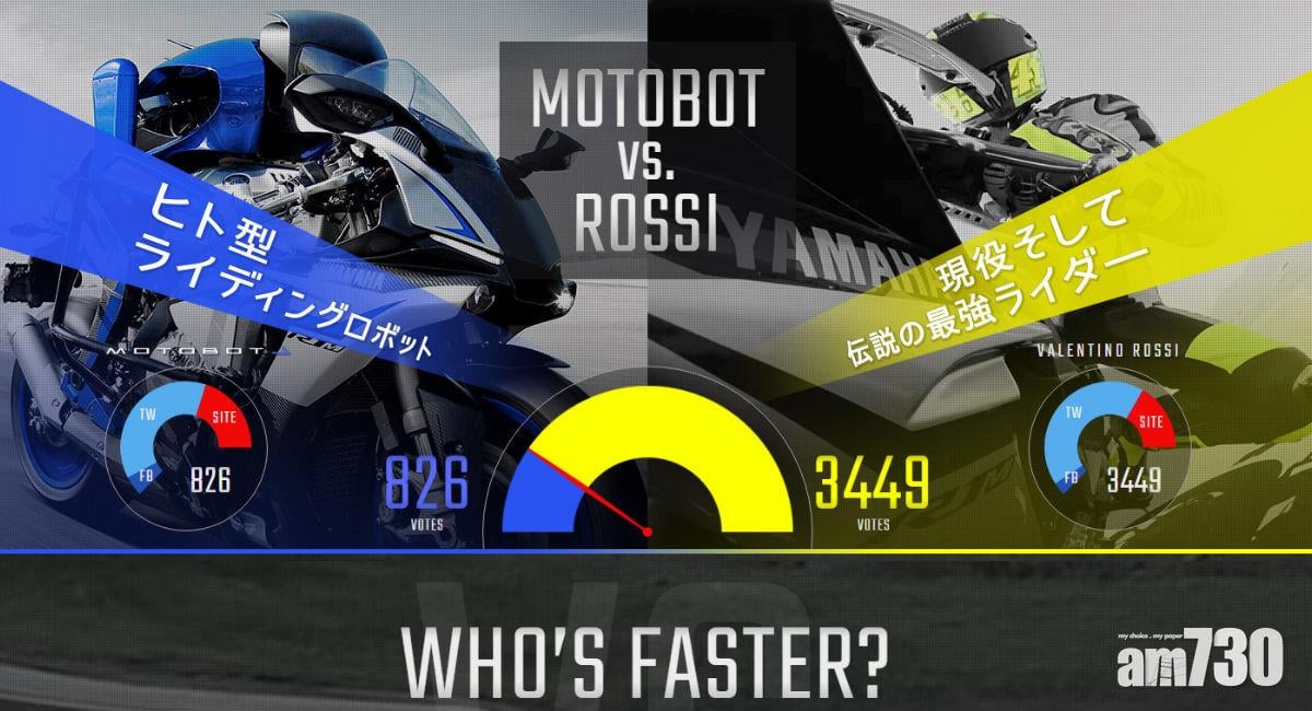 機械人鐵騎士決戰最強電單車選手 月尾有結果