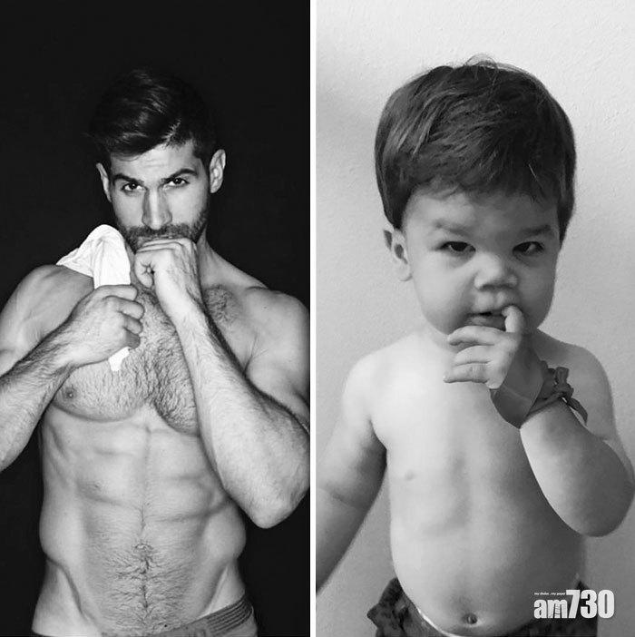 人魚線猛男VS可愛外甥仔