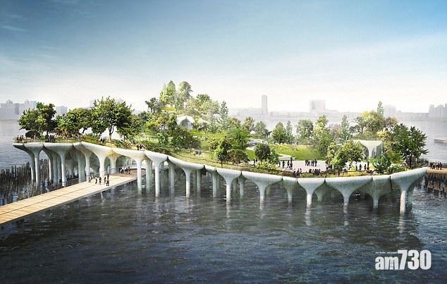 紐約浮島 凌空劇場公園