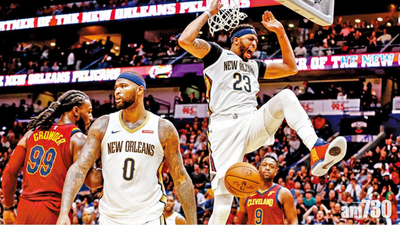 22分不敵鵜鶘 騎士吞連敗