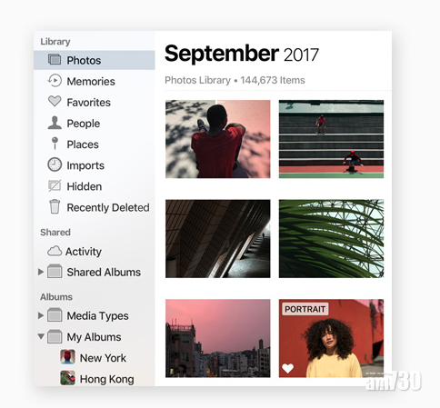 Mac High Sierra整理照片更簡單