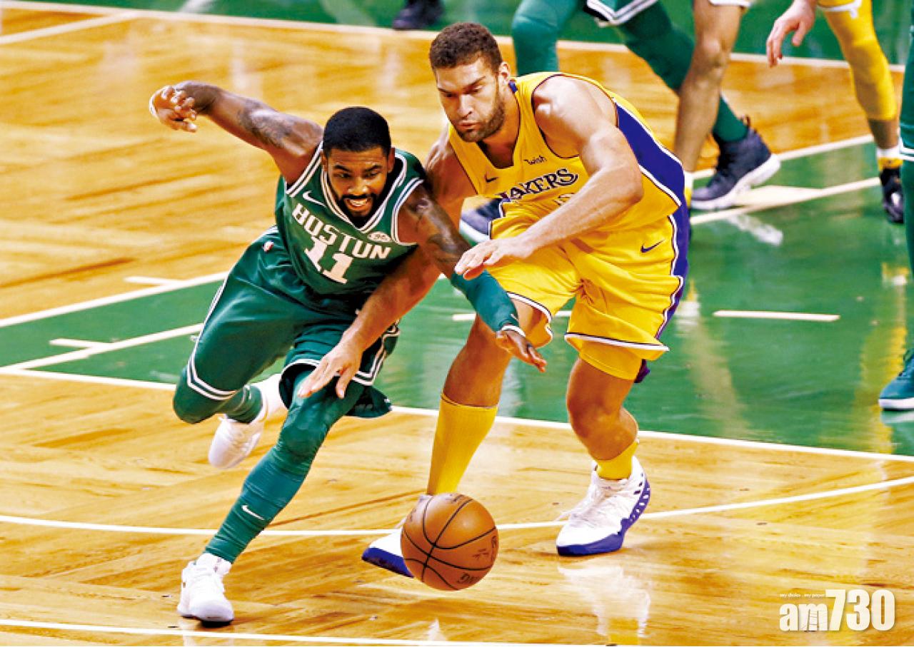 綠軍挫湖人獲10連勝