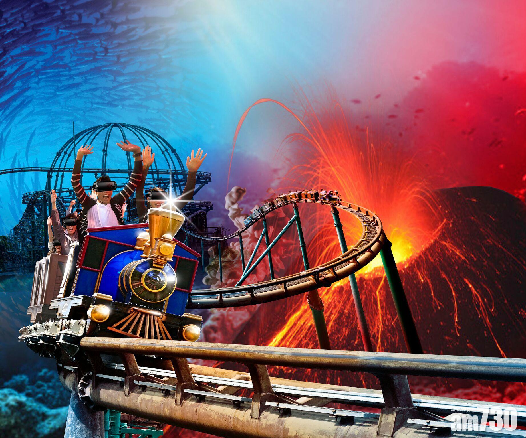 海洋公園聖誕推VR過山車