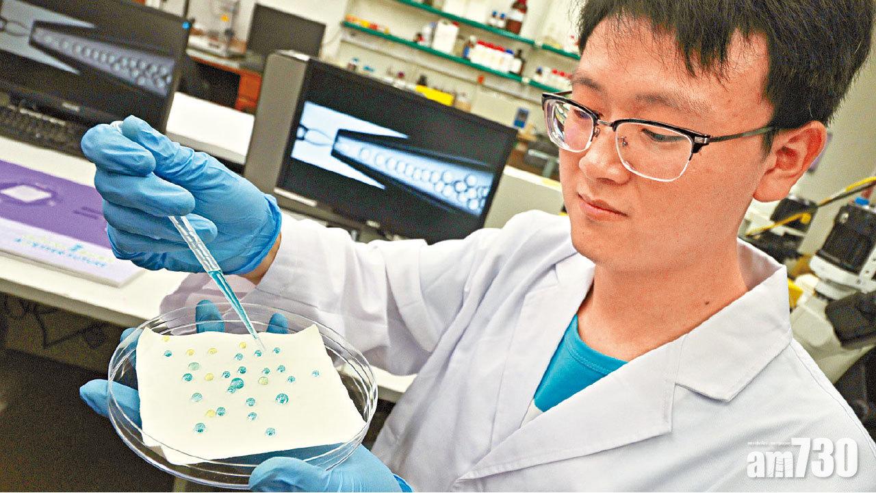 跳蟲啟發 港大研平價防水防油技術