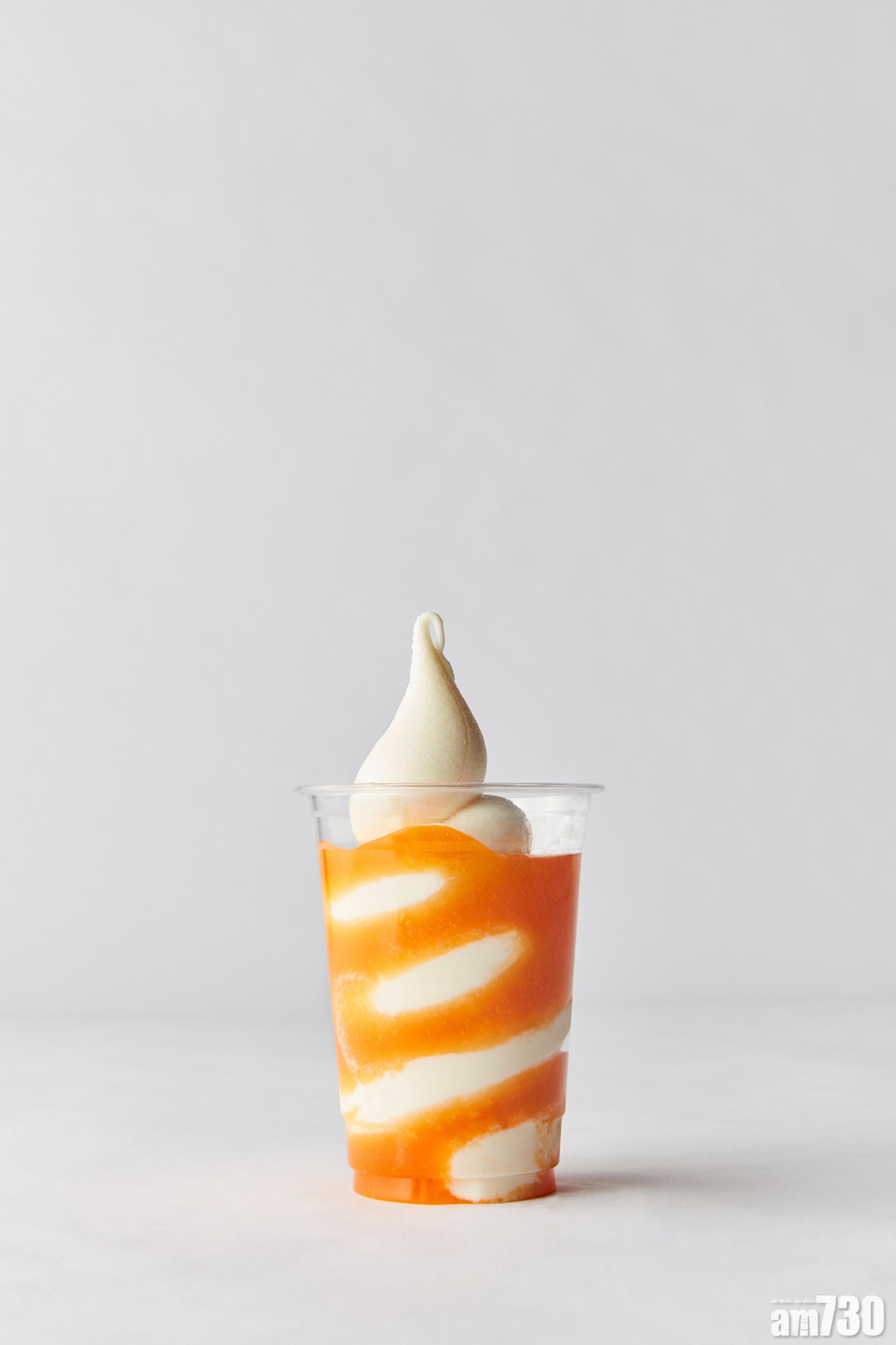 百味堂全新林柿牛奶雪糕