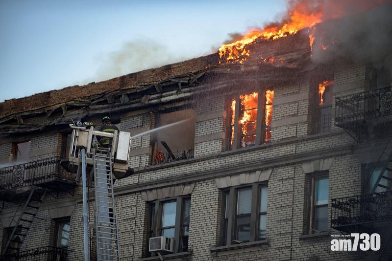 【紐約火災】 曼哈頓住宅大廈5級火警