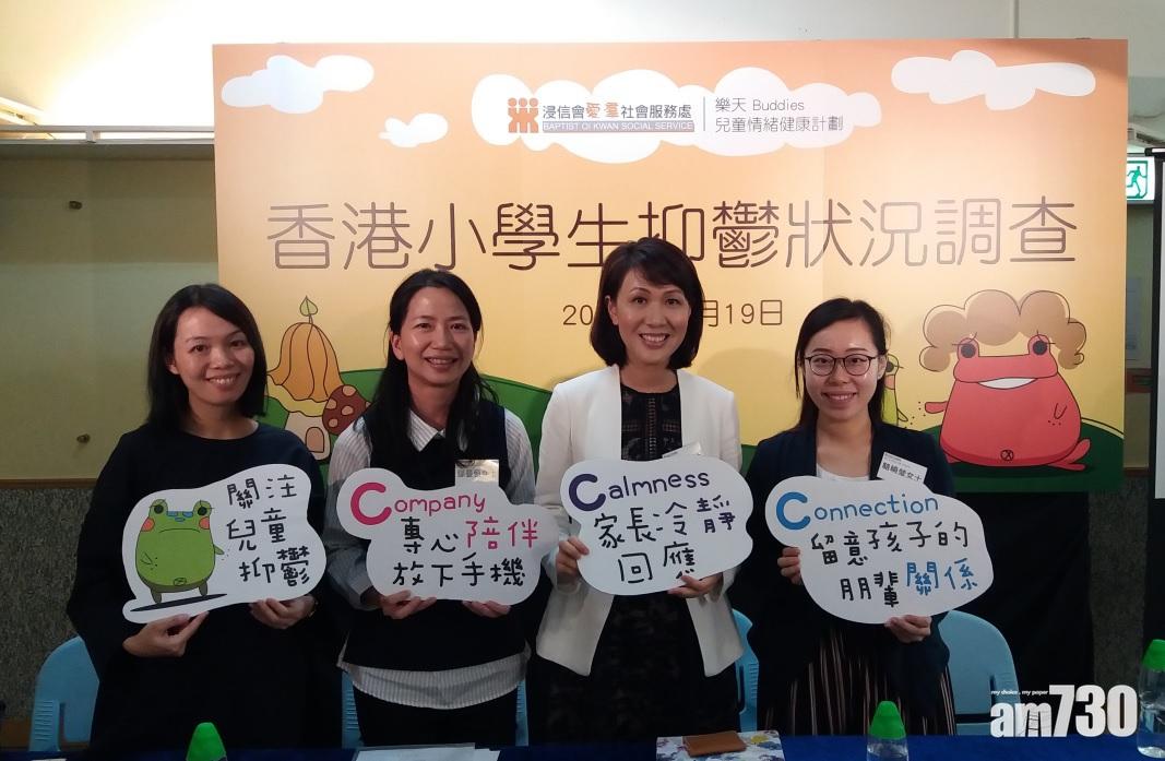 一成三受訪小學生受抑鬱情緒困擾