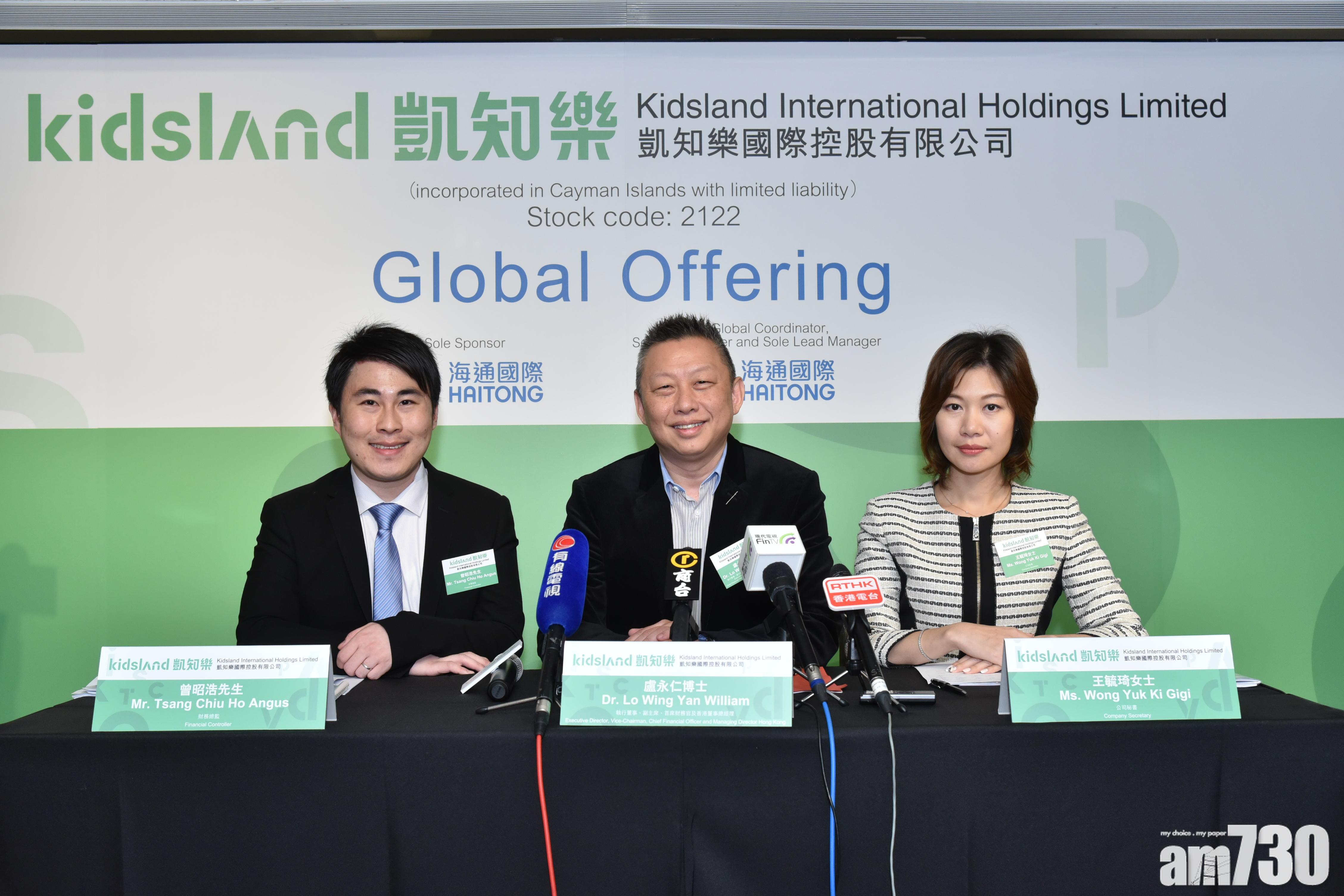 凱知樂控股股東逾千萬增持