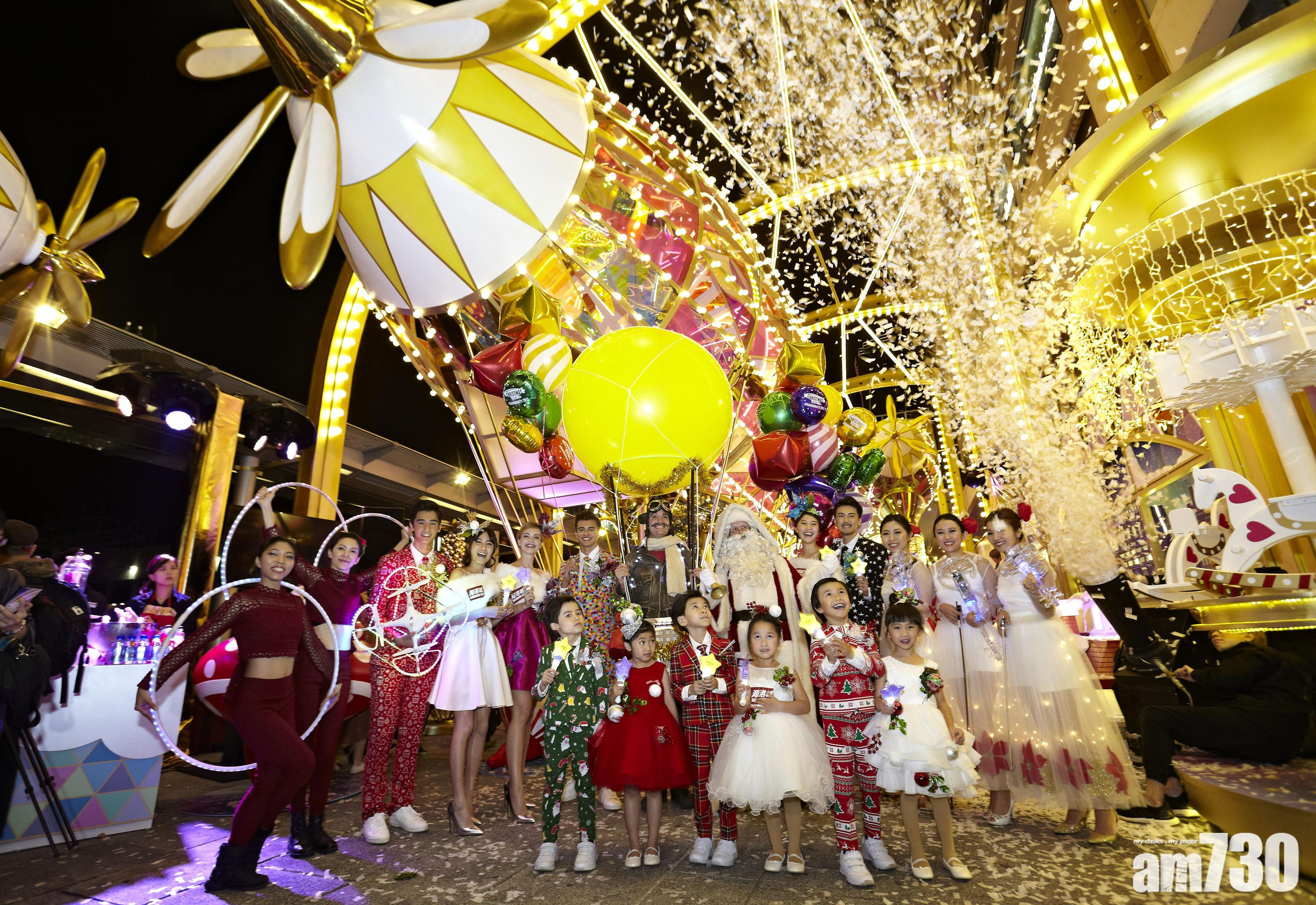 海港城聖誕燈飾已亮燈