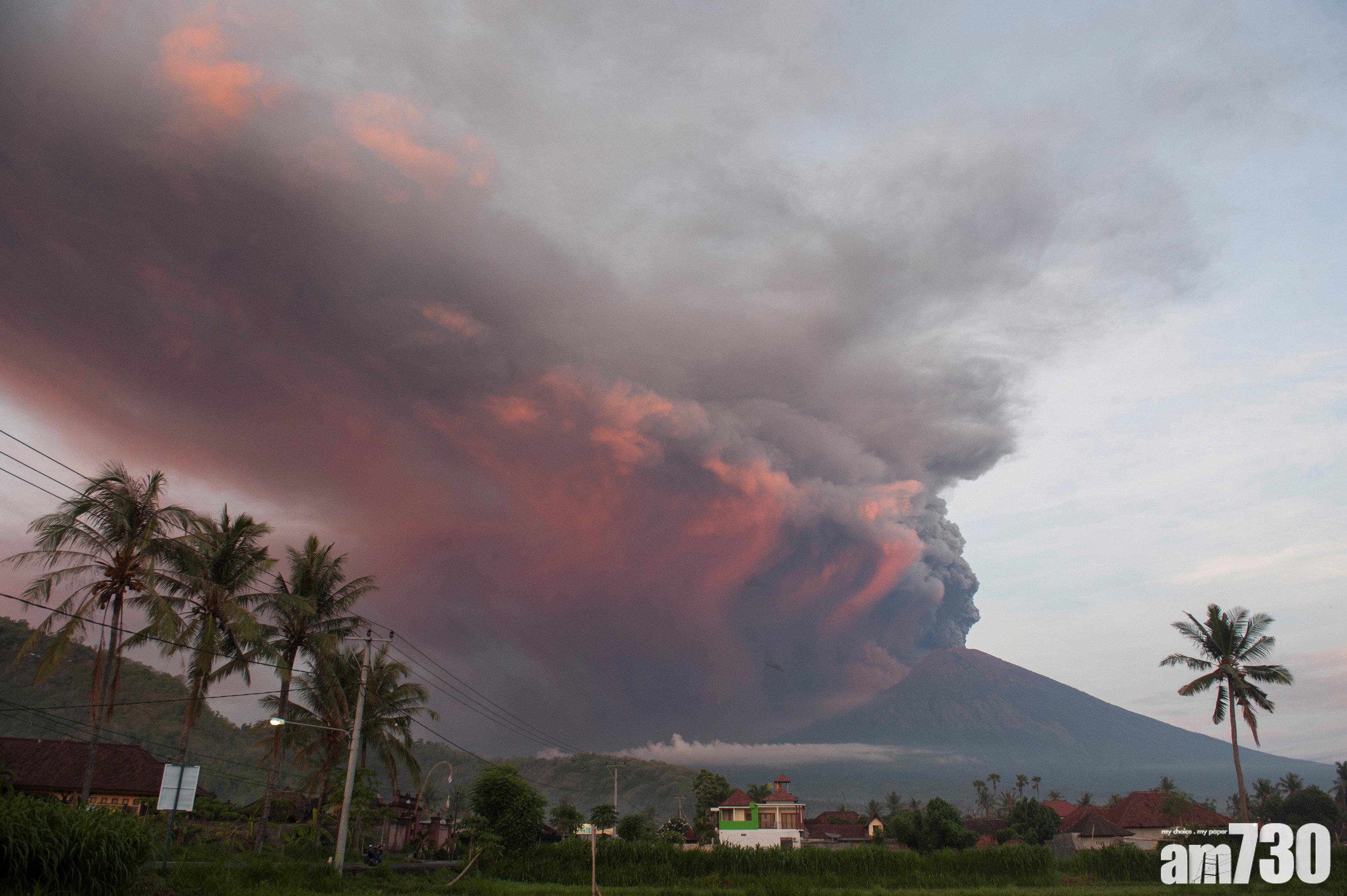 峇里火山續噴發　火山灰高達6千米