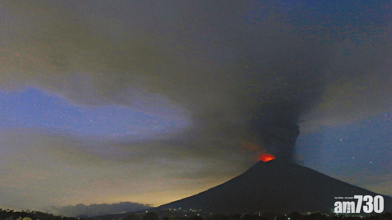 航班取消近6萬旅客滯留 峇里阿貢火山恐大爆發