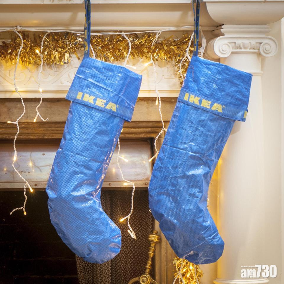 Ikea環保袋「變身」聖誕襪 買貴近50倍
