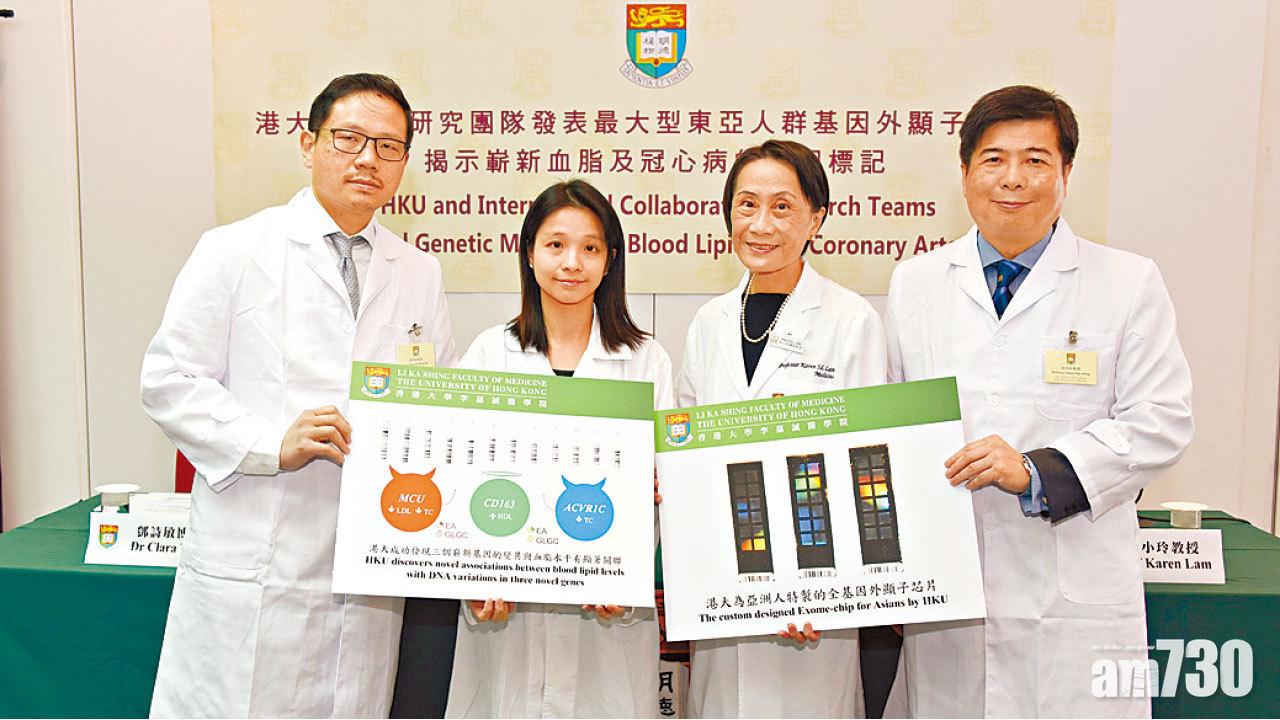 評估亞洲人患冠心病風險 獨特基因與血脂有關