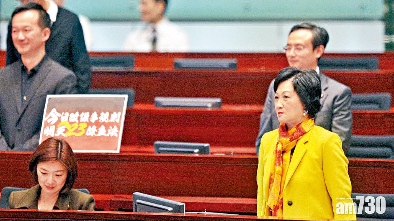 泛民提「最後呈請」 葉劉淑儀支持查領展