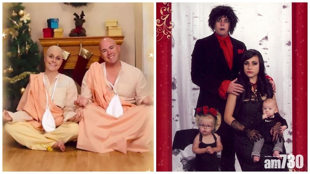 連續15年將搞怪全家幅印聖誕卡 被網上瘋傳